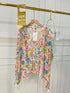 Summer Floral Print Loose V-Neck Tops